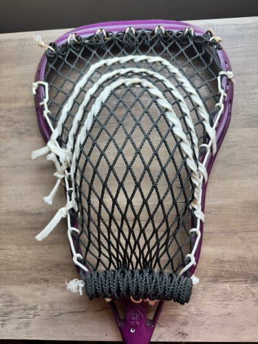 **RARE** Custom dyed Ravens Purple Fresh Stringing Head (Used)
