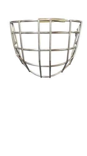 Bauer Profile X Senior Goalie Mask Cage - Chrome - Good Condition
