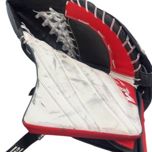 CCM EFlex 5.9 Goalie Catch Glove White/Red/Black Used