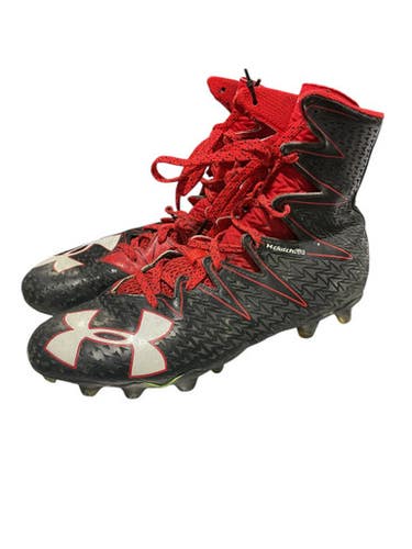 Used Under Armour Adult Fb Cleats Black Senior 8.5 11834-s000043419