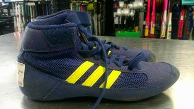 Used Adidas Wrestling Shoes Royal Blue Junior 03.5 11868-s000066732