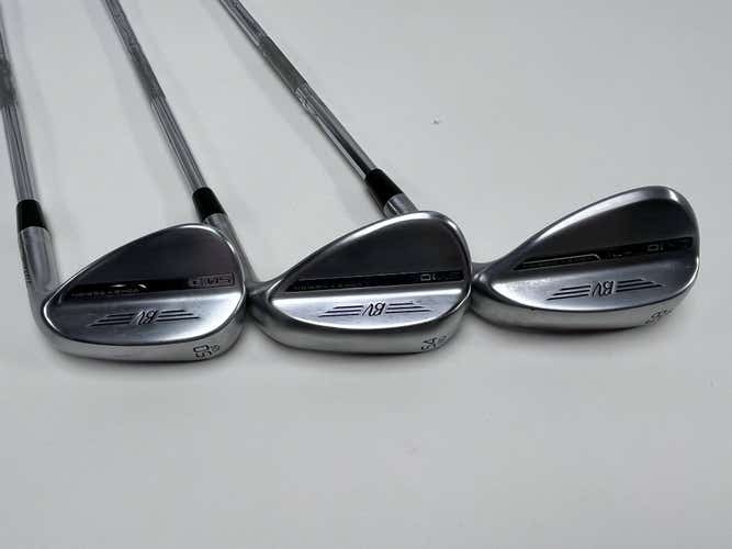 Titleist Vokey SM10 Tour Chrome Wedge Set 50* 12 | 54* 10 | 58* 14 SM10 RH