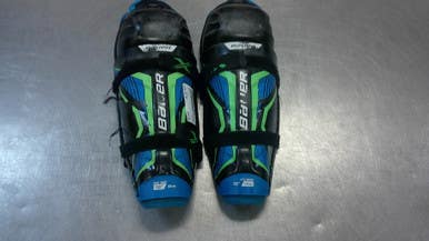 Used Bauer X Junior Shin Guards Black 10" 11339-s000197070