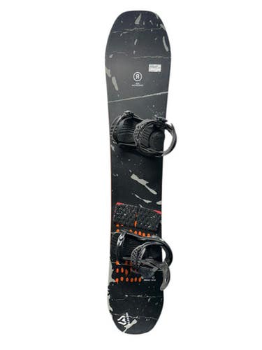 Used Ride Wildhorn 161w Men’s Complete Snowboard With Bindings - Black And Grey 11835-s000201818