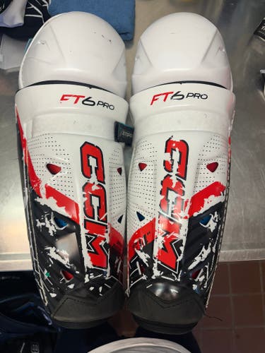 Senior CCM JetSpeed FT6 Pro 14" Shin Pads (Used)