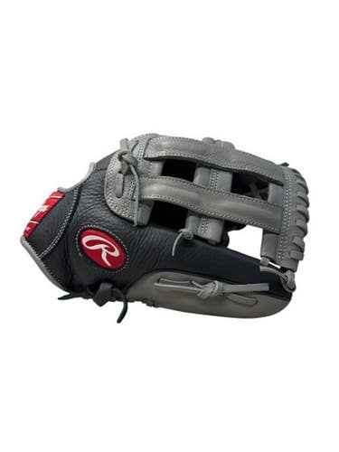 New Rawlings Select Series Wrs125hbgg 12.5” Rh Throw Glove - Black And Grey 11835-s000201882