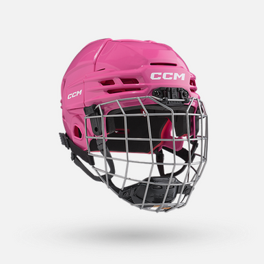 New CCM Tacks 70 Helmet Cage Combo Pink Junior One Size