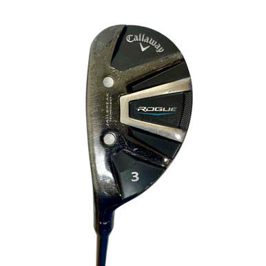 Used Callaway Rogue Men's Lh 3 Hybrid Regular Flex Graphite Shaft 11506-s000293935