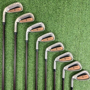 TaylorMade Firesole Nickel Iron Set 3-PW Bubble Shafts Stiff S-90 Left Handed