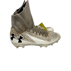 Used Under Armour Jr Fb Cleats White Junior 04 11847-s000031603