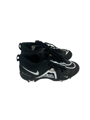 Used Nike Alpha Menace Shark Jr 5 Fb Cleats Black 11692-s000144716