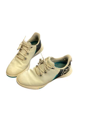 Used Foot Joy Mens Golf Shoes White Senior 8 11846-s000096707