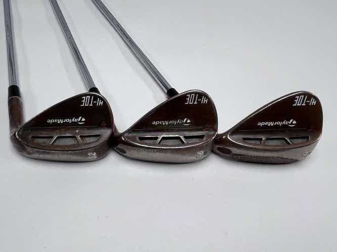 TaylorMade HI-TOE RAW Wedge Set 52* 9 | 56* 10 | 60* 10 NS Pro 950 GH Stiff RH