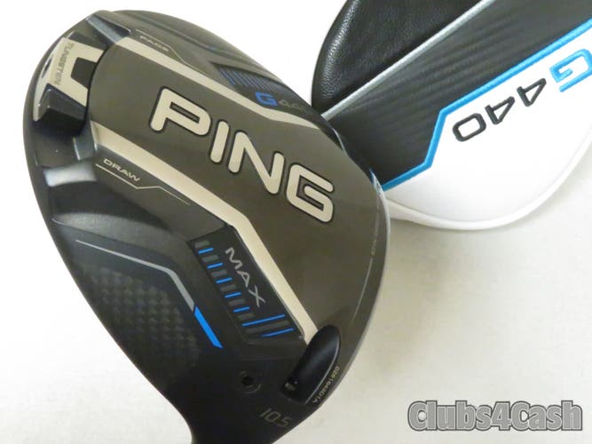 PING G440 Max Driver 10.5 Denali Red 50g 6.0 Stiff Flex +Cover ..  MINT