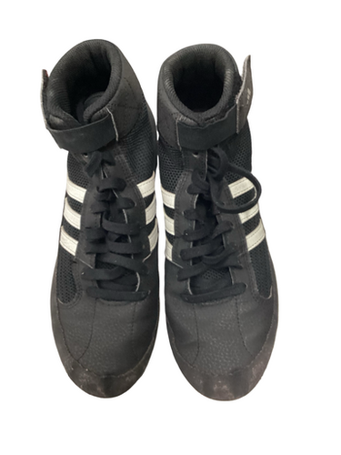 Used Adidas Wrestling Shoes Black Senior 6.5 11613-s000173441