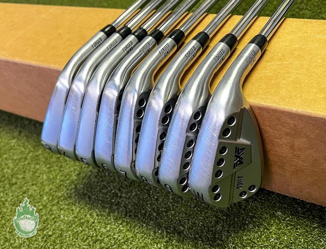 Used RH PXG 0311T Forged GEN 8 Irons 4-PW X100 X-Stiff Flex Steel Golf Set