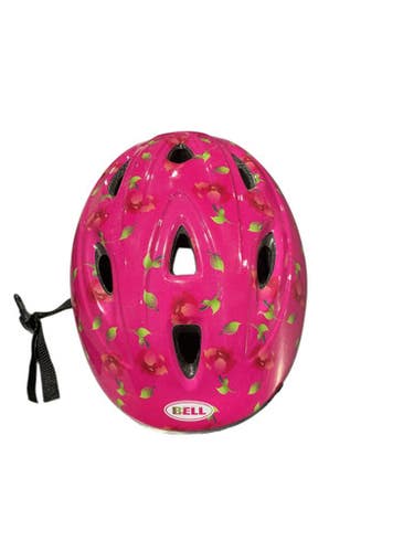 Used Bell Pink Roses Helmet Youth Bike Helmet Pink Fits All 11834-s000043880