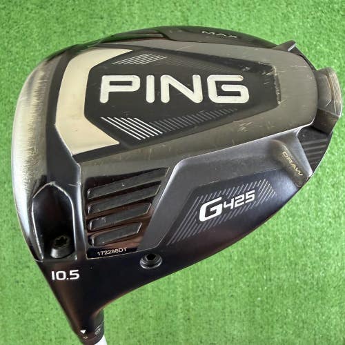 Ping G425 Max Driver 10.5 Fubuki 70g Silver Extra Stiff X Flex Left Handed 44.5