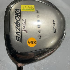 Tour Edge BAZOOKA JMAX CARBON 10 Driver 45" GRAFALLOY Stiff Flex MLH USED