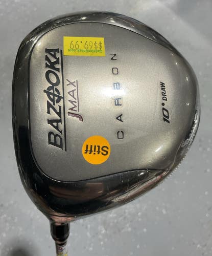 Tour Edge BAZOOKA JMAX CARBON 10 Driver 45" GRAFALLOY Stiff Flex MLH USED