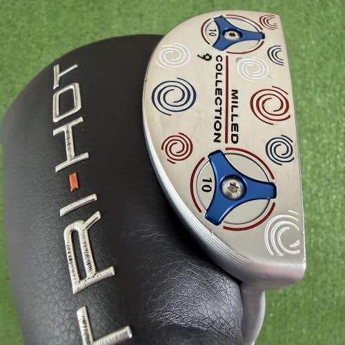 Odyssey Milled Collection 9 Mid Mallet Putter Heel Shafted 35
