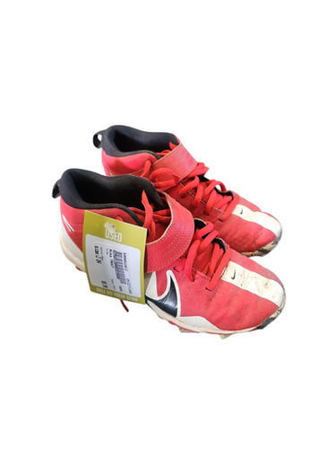 Used Nike Trout Bb Sb Cleats Red Junior 04 11850-s000022612