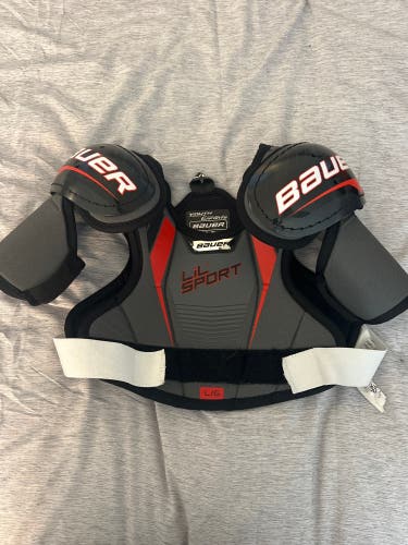 Large Youth Bauer Lil Sport Shoulder Pads (Used)