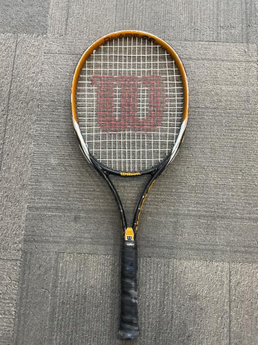 Used Wilson Blade 26 Adult Tennis Racquet Orange 4" 11614-s000227541