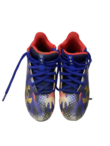 Used Under Armour Jr Fb Cleats Royal Blue Junior 01.5 11613-s000174274