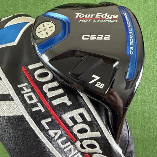 Tour Edge Hot Launch C722 7 Wood 22 Fubuki HL Series 50g Senior A Flex 41.25