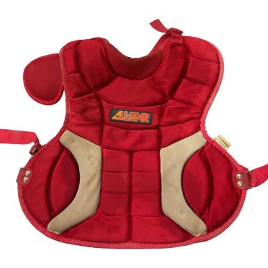 Used All-star Catchers Chest Protector Red Junior 11859-s000027448