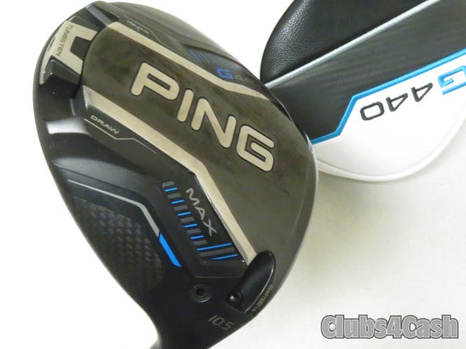 PING G440 Max Driver 10.5 Denali Red 50g 5.5 Regular Flex +Cover
