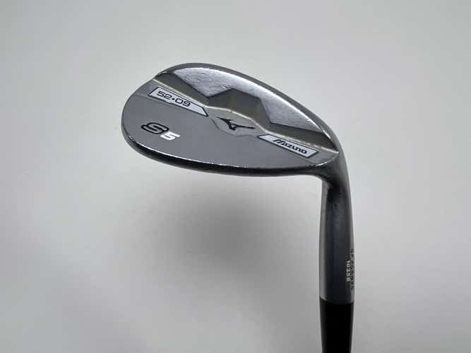 Mizuno S5 White Satin Gap Wedge GW 52* 9 Bounce Wedge Steel Mens RH