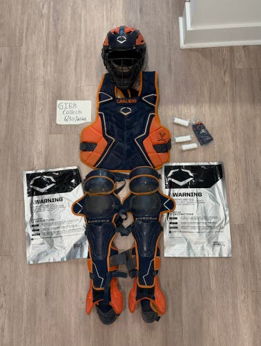 Custom UVA EvoShield Catchers Set