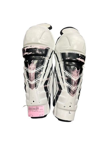 Used Ccm Ltp Youth Shin Guards White 11" 11613-s000174579