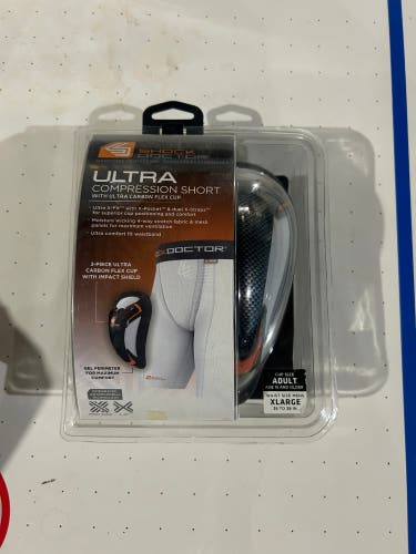 White XL Men's Shock Doctor cup Compression (New)