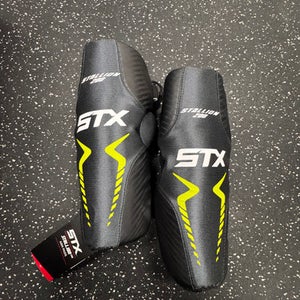 New Stx Stallion 200 Lacrosse Arm Pads Guards Black Md 11849-s000035280