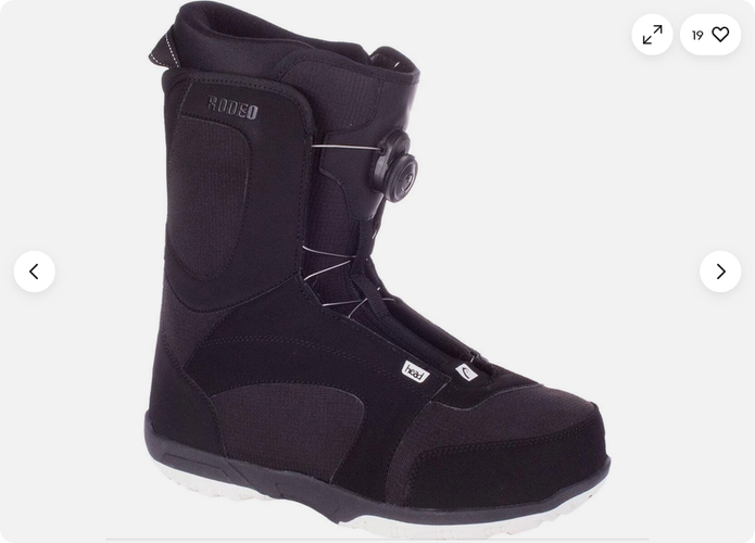 NEW HEAD Rodeo BOA snowboard Boots Mens US size 11.5 black/29.5