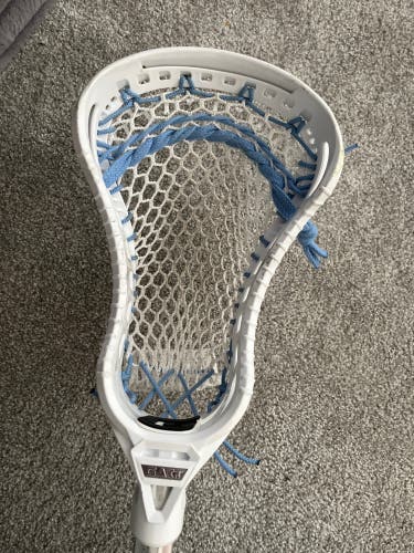 Lacrosse head stringing
