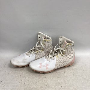 Used Under Armour Lax Cleats Womens White Senior 7.5 11851-s000042234