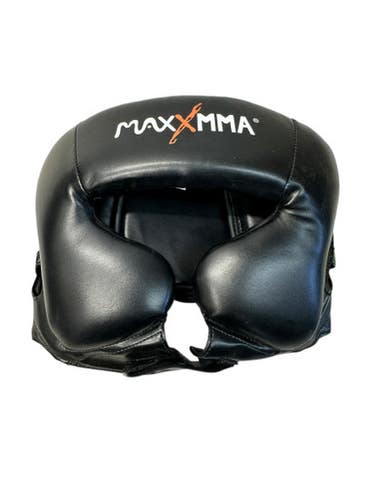 Used Martial Arts Head Gear Black 11835-s000203268