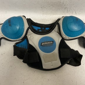 Used Bauer Protektron Youth Shoulder Pads Sm 11855-s000197860