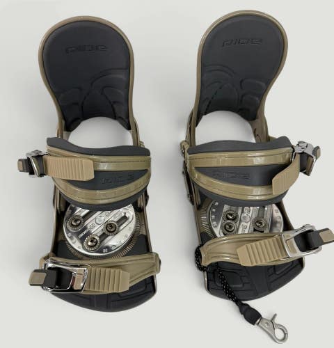 RIDE LS Series Medium Snowboard Bindings EUC