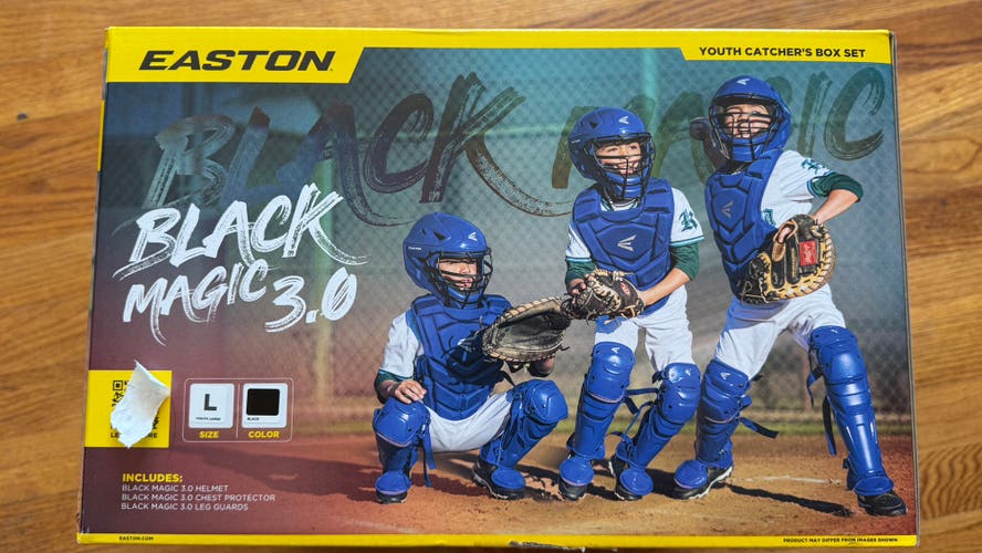 Easton Black Magic 3.0 Catcher's Set (New) Large Black