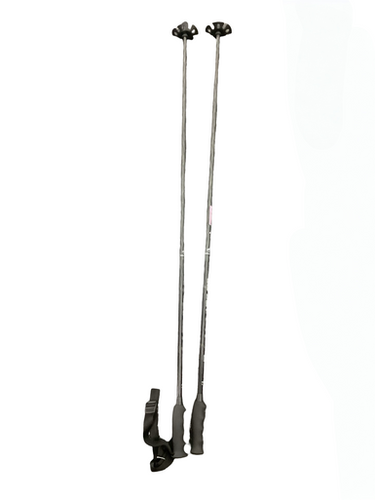 Used Ramp Carbon Mens Dh Ski Pole Black 130 Cm 52 In 11613-s000175696