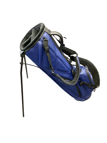Used Taylormade Flex Tech Carry Premium Mens Stand Bag Navy Blue 11613-s000175711
