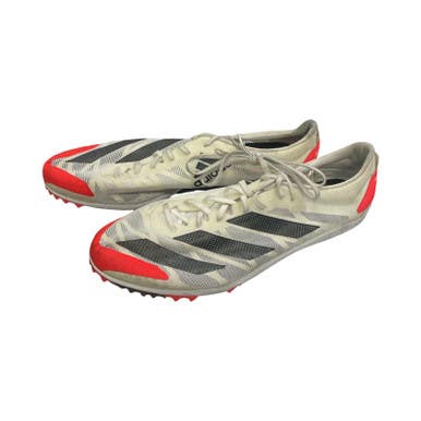 Used Adidas Track & Field Cleats Adult White Senior 13 11859-s000027976