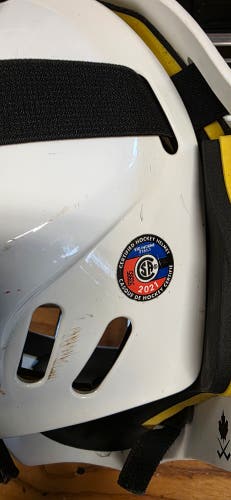 Junior Medium CCM Axis 1.5 Goalie Mask (Used)