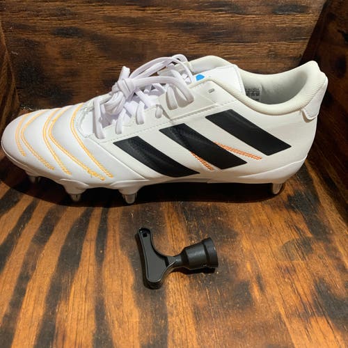 Adidas Kakari Elite SG Rugby Cleats Men’s 11 White Soft Ground JP8800 New