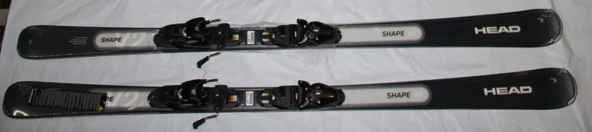 NEW HEAD SKIS shape V2 R 170cm men's skis with size adjustable PRD12 GW bindings